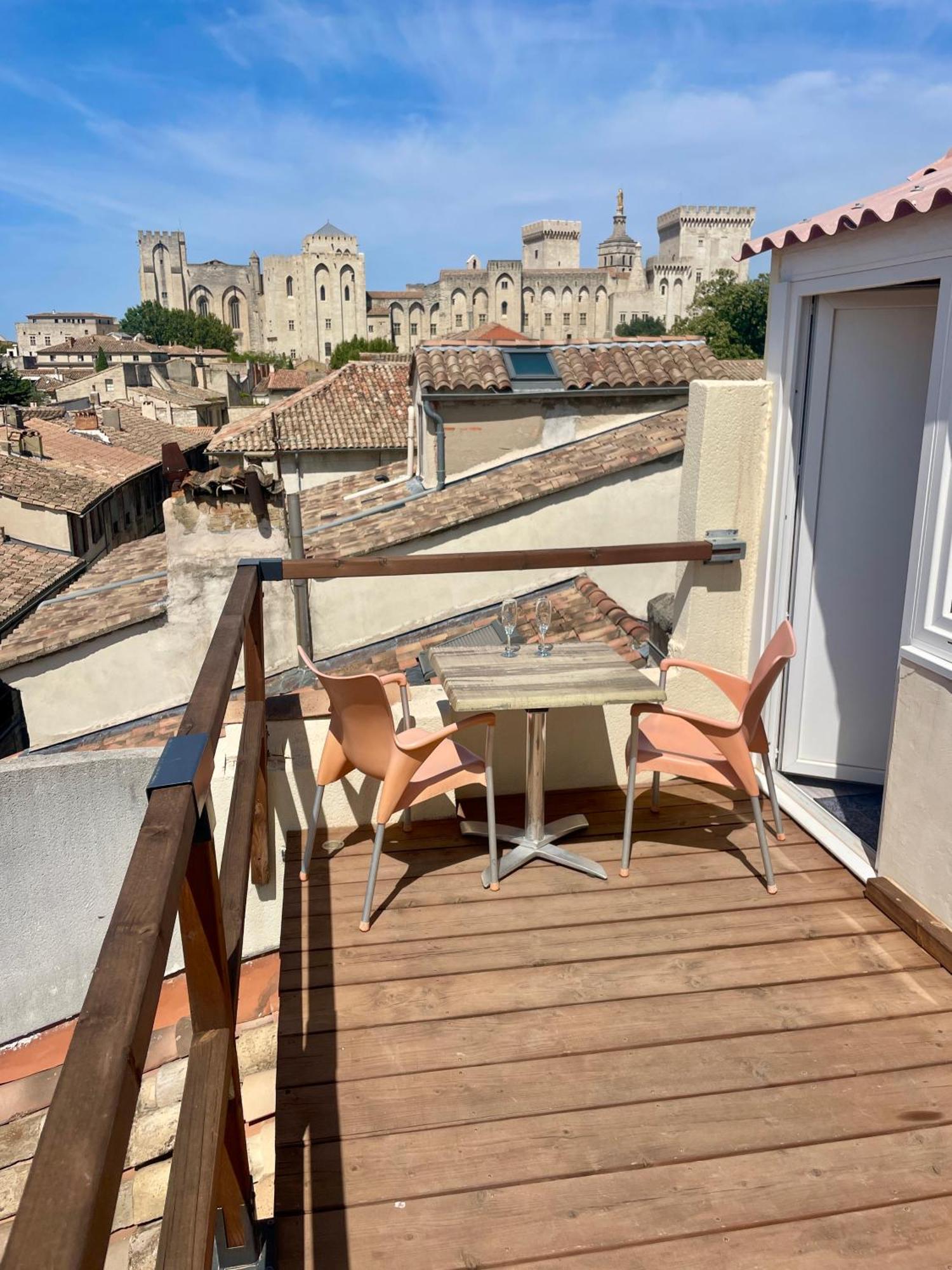 Le Toit D'Avignon - Intra-Muros - Terrasse Vue Palais Des Papes - Ideal Festival - Climatisation - Wifi エクステリア 写真